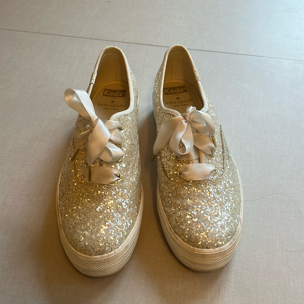 Women’s Kate Spade Keds Sequins size 7.5 like new worn once